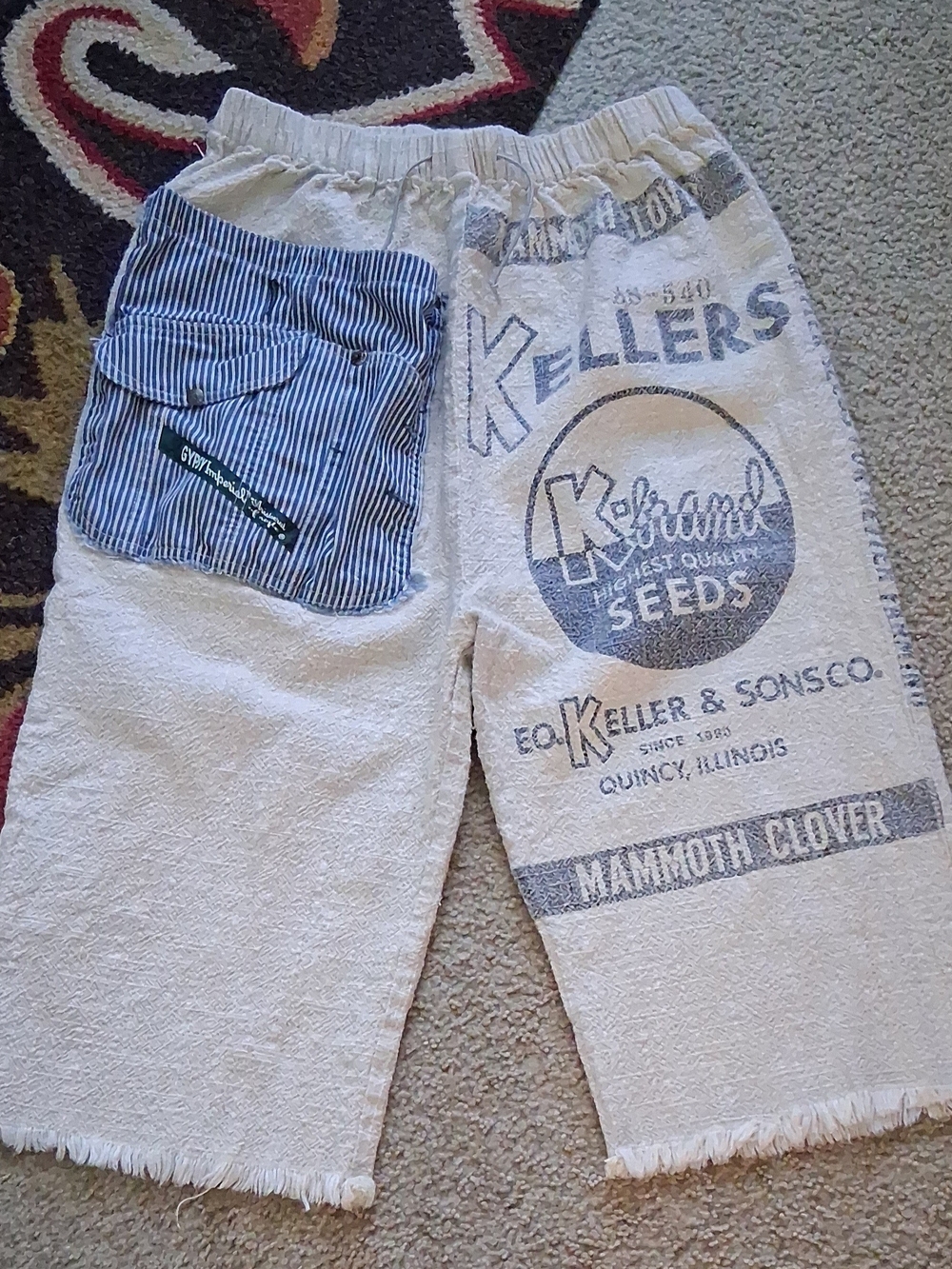 Modern Feedsack Pants